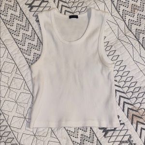 brandy melville white tank top!
